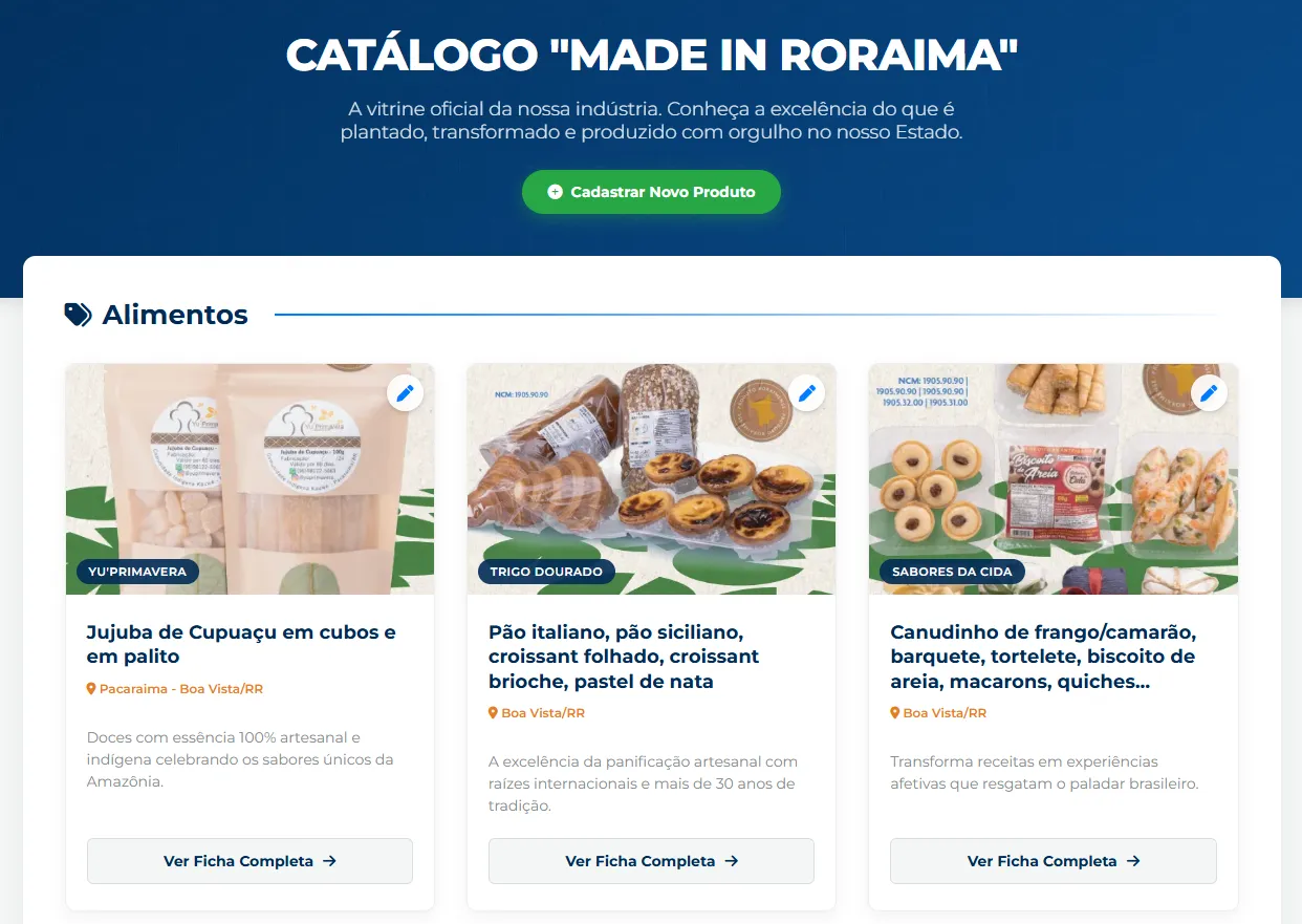 Capa do Catálogo